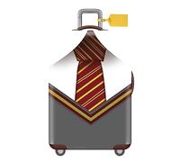 FANSU Cubierta de Equipaje Protectora Funda de Maleta, Estilo Funny Equipaje de Viaje, Elástica Luggage Cover para Equipaje de 18-32 Pulgadas (M(22-25in),Corbata)