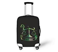 FANSU Cubierta de Equipaje Protectora Funda de Maleta, Impresión de Constelación Equipaje de Viaje, Anti-Polvo Elástica Luggage Cover para Equipaje de 18-32 Pulgadas (L(26-28in),Libra)