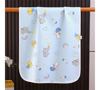 FANSU Empapadores Cama Adultos Absorbente, Protector de Cama Reutilizable para Incontinencia, Impermeable Transpirable, para Sofá de Silla de Ruedas, Lavable (Nuvole BLU,70x100cm)