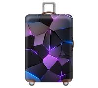 Fansu Funda para Maletas de Viaje, Elástica Funda Maleta Cabina Protector Maletas Grande Morado Luggage Cover para Equipaje de 18-32 Pulgadas