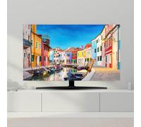 Fansu Funda para TV de Interior, Cubierta Antipolvo Elástico Colgante, Funda para Televisor Universal Lavable, 32 a 80 Pulgadas Cubierta Antipolvo para TV (Ciudad Acuática,43'')