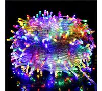 Fansu Guirnalda Luces Exterior Solar, Cadena de Luces Solares Led Exterior Jardin 8 Modos IP55 Impermeable Guirnalda Luminosa Cadena de Luz para Fiesta Jardín Patio (Colorato,7 M/50 LED)