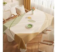 Fansu Mantel Hule Exterior Jardin Impermeable, Manteles Antimanchas Rectangular Mantel Mesa Plastico PVC Estilo Minimalista para Fiesta Picnic Cocina Comedor (Flor,90x140cm)