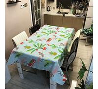 Fansu Mantel para Mesa Rectangular, Antimanchas Impermeable Lavable Mantel de Estilo Nórdico Simple Decorativo a Prueba de Polvo para Cocina Comedor Salón Restaurante (Piña,140x180cm)