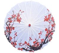 Fansu Paraguas Solar Japonés, Paraguas Chino Papel Engrasado Sombrilla de Tela de Seda para Bodas, Despedidas de Soltera, Recitales de Baile, Favores de Fiesta (70cm,Estilo 90)