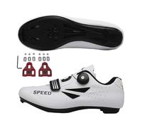 Fansu Zapatillas de Ciclismo para Hombre Mujer, Unisex MTB Zapatos Bicicleta de Carretera Cordones Giratorios Exterior Compatibles SPD & SPD-SL Zapatillas de Bicicleta con Look Lock Tabs 37-47 EU