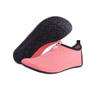 Fansu Zapatos de Agua para Hombre Mujer, Antideslizantes Zapatos para Playa de Secado Rápido, Zapatillas Barefoot Transpirable Calzado Acuático para Yoga, Surf (0016 Rosa,Grande)