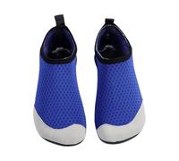 Fansu Zapatos de Agua para Hombre Mujer, Antideslizantes Zapatos para Playa de Secado Rápido, Zapatillas Barefoot Transpirable Calzado Acuático para Yoga, Surf (H1101 Azul Rey,X-Large)