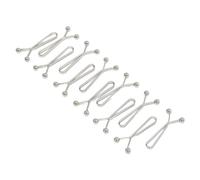 FANSWAN 12 alfileres de chal de aleación versátiles para mujer, prácticas bufandas, sujetadores, broches para bufandas, accesorios para mujer, metal, sin piedras preciosas.