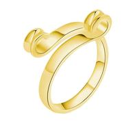FANSWAN - Anillos de aro de ganchillo ajustables para tejer con guía de hilo, anillos de aleación para tejer más rápido, Metal, Sin piedras preciosas