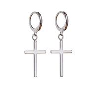 FANSWAN - arete colgantes largos para piercing con bisagras, aretes geométricos, aretes colgantes largos, decoración de joyería para Wo, Metal, No es una piedra preciosa, Metal, No es una piedra