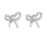 FANSWAN - arete de lazo de moda para mujer, adornos de orejas de moda, accesorios de joyería, Metal, No es una piedra preciosa