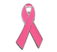 FANSWAN Broches de cinta para el cáncer de mama, atención médica, pacientes, Pines de Solapa, Pines de Solapa, Metal, Sin Gemas, Metal, No es una piedra preciosa