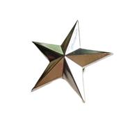 FANSWAN Elegante pin de estrella de cinco puntas para decoración de disfraces, accesorios de ropa para hombres y mujeres, metal, sin piedras preciosas