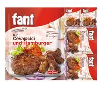 Fant para Cevapcici y hamburguesas Bolsa Mezcla de condimentos vegetales Universal Mezcla de condimentos con verduras 40 gramos x 5 unidades