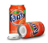 Fanta de naranja de ocultacion + pegatina/Bote de camuflaje/Lata de ocultación imitación refresco (Fanta de naranja)