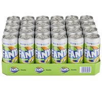 Fanta - Exotic No Sugar frisdrank, sleek blik van 33 cl, Pak van 24 Stuks