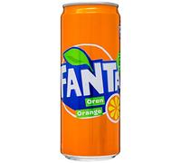 Fanta Naranja 330ml (paquete de 24 x 330 ml)
