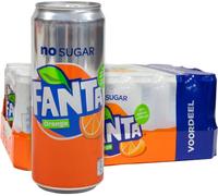 Fanta Naranja Zero 330ml (Paquete de 24 x 330 ml)