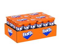 Fanta Original sabor naranja, con zumo de naranjas italianas, sin adición de conservantes, lata 100% reciclable, sabor refrescante - 24 latas de 330 ml