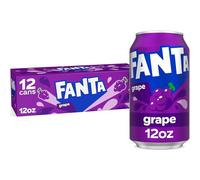 Fanta Refresco con Gas, Sabor Uva - Paquete de 12 x 355 ml - Total: 4.26L