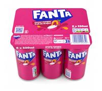 Fanta Sabor Mango, fruta del dragón, 6 x 33 cl