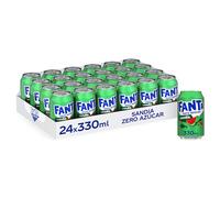 Fanta Sin Azúcar Sandía 330 ml, Pack de 24