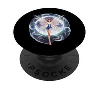 Fantanty Fairy la luz de la Luna PopSockets PopGrip Adhesivo