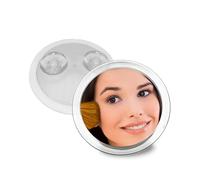 Fantasia 1356 - Espejo cosmético con Ventosa para Fijar a la Pared (7 aumentos, 15 cm), plástico