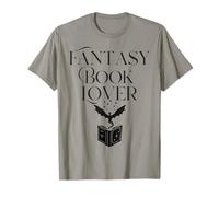 Fantasía amante de los libros dragones y diseño bibliófilo mágico Camiseta