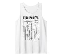 Fantasía Armas Mini Pintor Miniatura Aerógrafo Pintura Camiseta sin Mangas