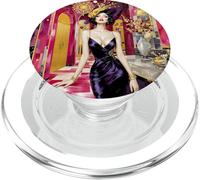Fantasía Art Deco Lady PopSockets PopGrip para MagSafe