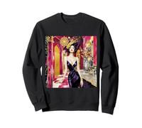 Fantasía Art Deco Lady Sudadera