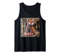 Fantasía Art Deco Panda Camiseta sin Mangas