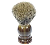 Fantasia - Brocha de afeitar (tejón puro, mango Havanna, diámetro de anillo 22 mm, en caja de regalo)