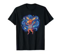 Fantasía Caprichosa Galaxia Alce Constelación Camiseta