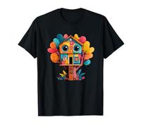 Fantasía Colorida de la casa del árbol para niños Camiseta