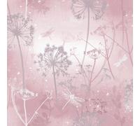 Fantasía Damselfly Papel Tapiz Blush - Arthouse 692305 Brillo Destello