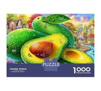 Fantasía de Aguacate 1000 Piezas Rompecabezas Clásico Actividades Familiares Arte del Aguacate Jigsaw Desafíos Difíciles para Familiares Y Amigos 38x26cm/1000pcs