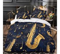 Fantasía de caballitos de mar Funda de Edredón 3 Piezas Diseño 3D Cierre de Cremallera Oculta con Fundas de Almohada Antialérgica Océano mágico Funda Edredon for familia Super king（260x220cm）