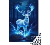 Fantasía de Ciervos mágicos 1000 Piezas Cartón Resistente Rompecabezas Premium Amantes De La Familia Alivio del Estrés Regalos Paquete De Valor 70x50cm/1000pcs