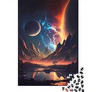 Fantasía del Paisaje cósmico Puzzle De 1000 Trozos Papel Grueso Rompecabezas Compatible con Tabla Noche De Juegos En Familia Horas Entretenimiento 70x50cm/1000pcs