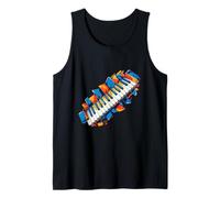 Fantasía del teclado. Pianistas y amantes del piano Camiseta sin Mangas