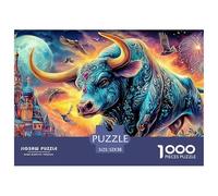 Fantasía del Toro Puzzle para Adultos Un Imposible Rompecabezas De Alta Definición - El Regalo Original Y Sorprendente para Esta Navidad, Recomendado Desde 14 Años 52x38cm/1000pcs