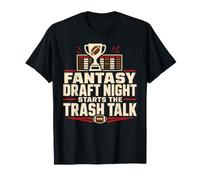 Fantasía Draft Noche Fantasía Fútbol Draft Fiesta Regalo Camiseta