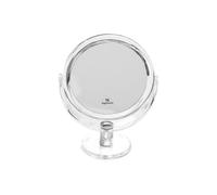 Fantasia - Espejo de pie redondo (doble cara, 7 aumentos, diámetro de 16 cm, altura: 22 cm, metal y acrílico)