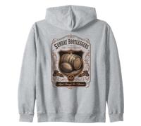 Fantasía Fútbol Domingo Bootleggers Whisky Etiqueta Estilo Sudadera con Capucha