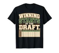 Fantasía fútbol Draft Party Draft Day League Gift Camiseta