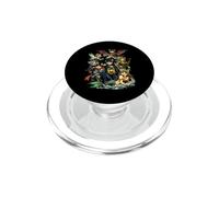 Fantasía Gatos Magos Hada Medieval RPG Gamer Cat Lover PopSockets PopGrip para MagSafe