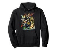 Fantasía Gatos Magos Hada Medieval RPG Gamer Cat Lover Sudadera con Capucha